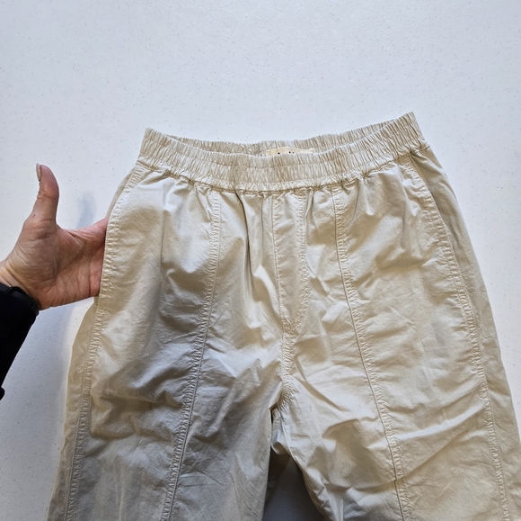 AMO Cotton Straight-leg Pull-On Pant in‎ Pumice Women's Small Lightweight - Picture 6 of 10